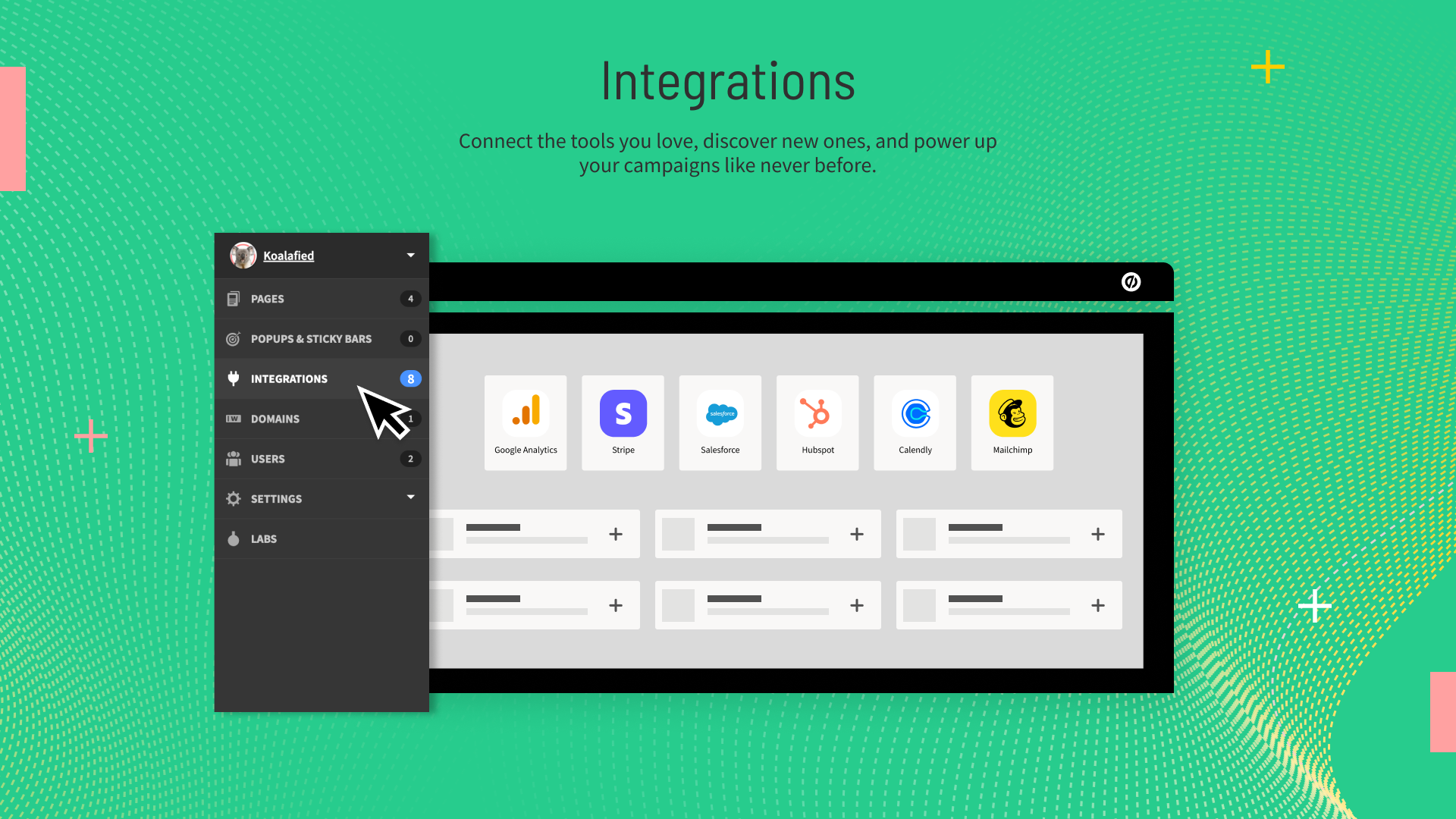 Integrations unbounce