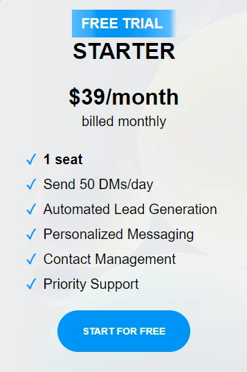 Starter Plan: Jumpstart Your Outreach $39/month