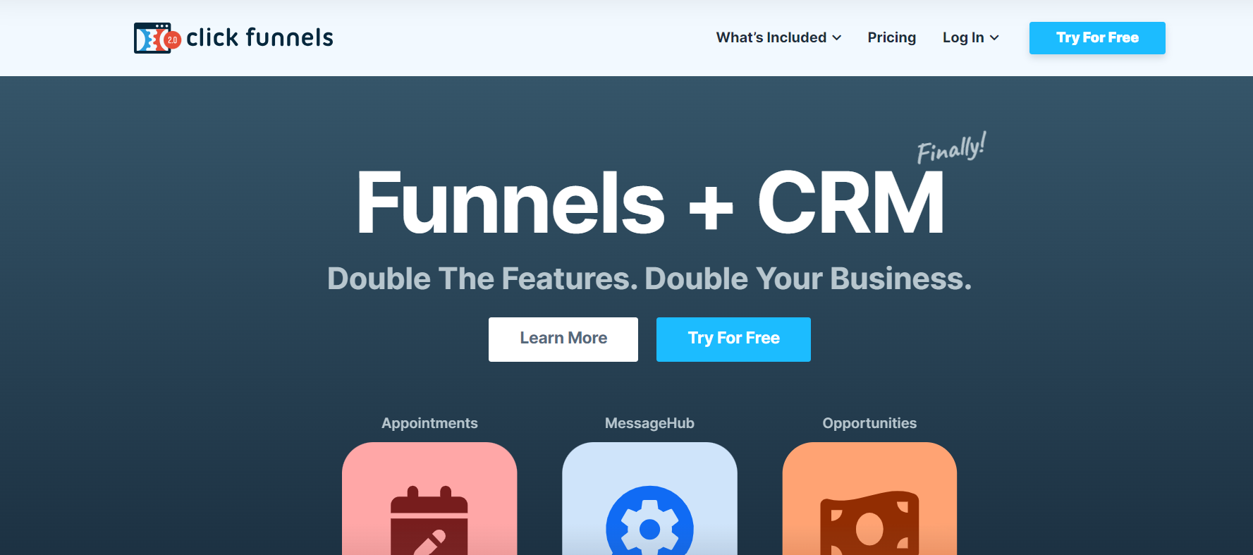 Clickfunnels home